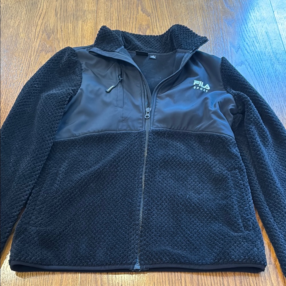 FILA Sport Black Fleece Jacket